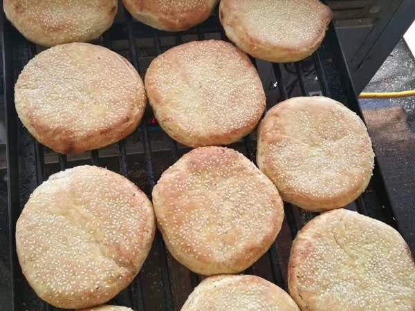 火燒、燒餅成品